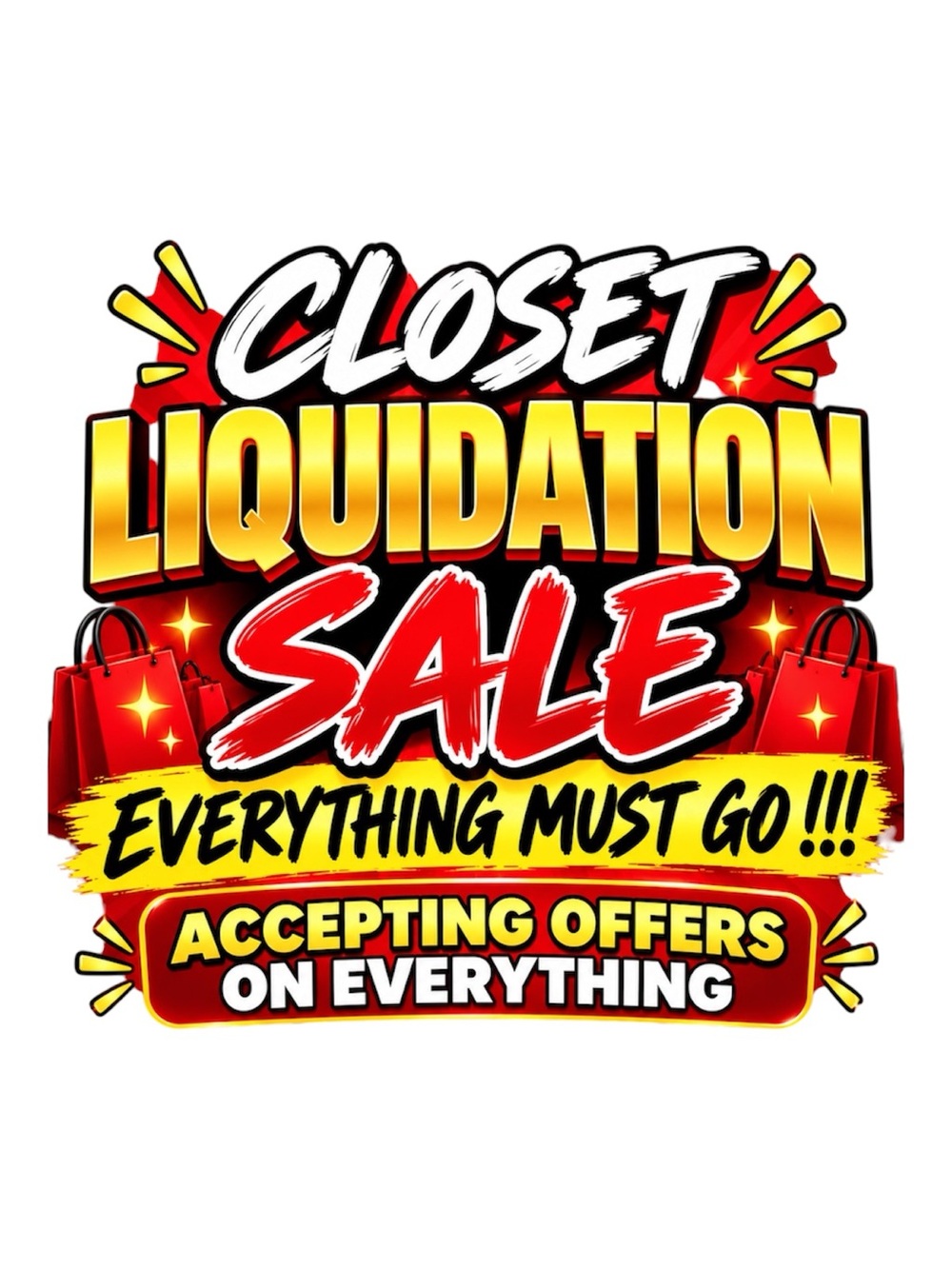 Everything must go !